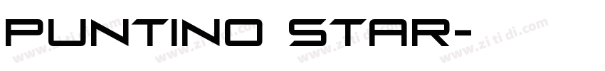 Puntino Star字体转换